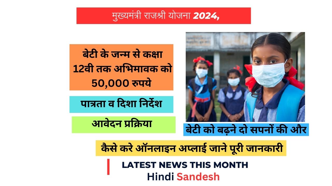 You are currently viewing Chief Minister Rajshree Scheme 2024 राज श्री योजना में क्या लाभ है?